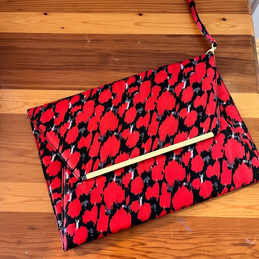 Oversized “Envelope” Style Satin Clutch ASOS